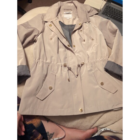 New charter club petite small rain coat - Picture 3 of 8